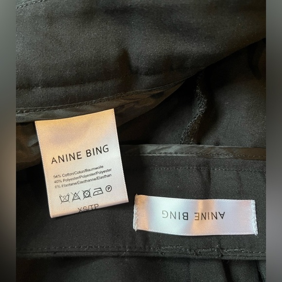 Anine Bing Tuxedo Pants in Black Women’s Size X-Small - Picture 7 of 7